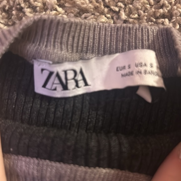 dark grey and pastel purple, zara - Picture 2 of 2